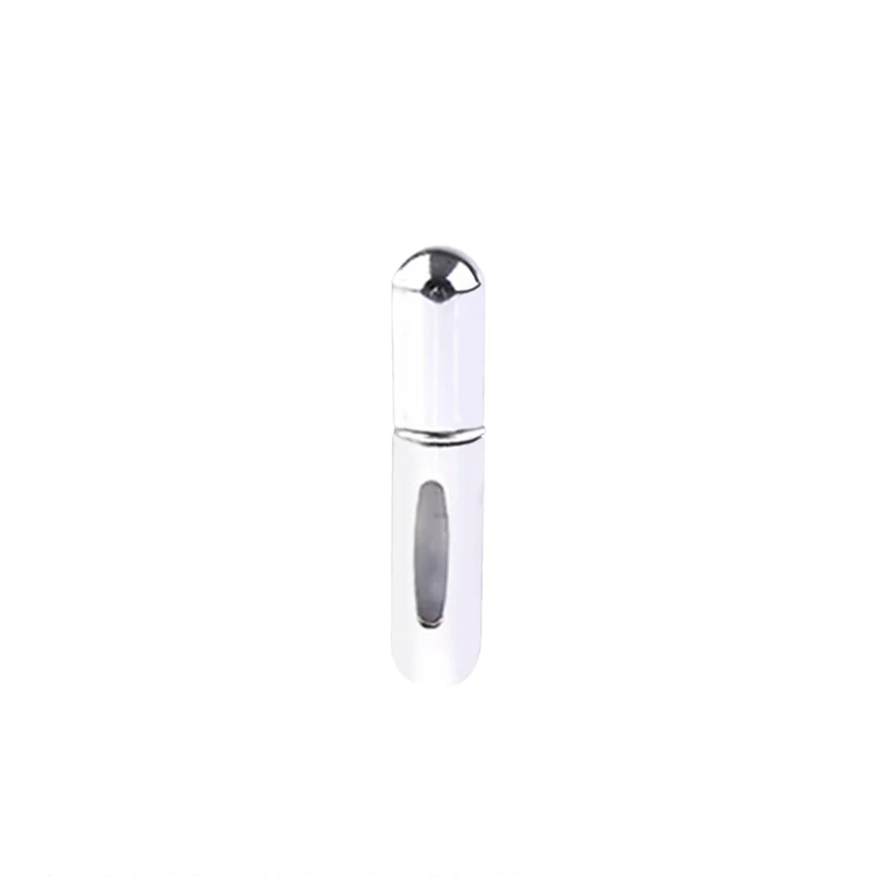 Light Silver CARRYWON 5 мл портативный мини алюминиевый многоразовый флакон для духов спрей косметический контейнер рециркуляционный самооткачивающийся флакон для духов - Цвет: Light Silver