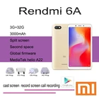 Смартфон Xiaomi Redmi 6A, телефон, Google Play, разблокировка по лицу, в наличии 3G 32G