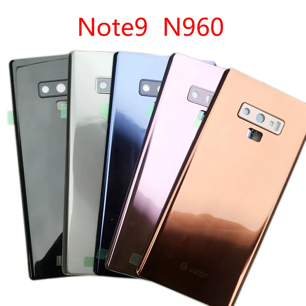 Крышка батареи Задняя стеклянная крышка корпус с крышкой камеры Замена для Samsung