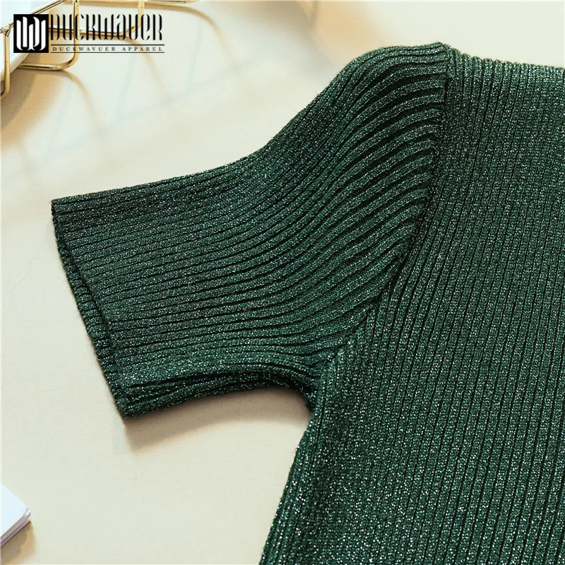 Duckwaver Pull Femme сексуальные женские свитера с V-образным вырезом пуловеры 2019 зимние