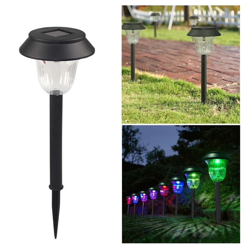 

Solar light LED ABS mushroom lawn lamp outdoor waterproof garden path terrace landscape decorative colored light