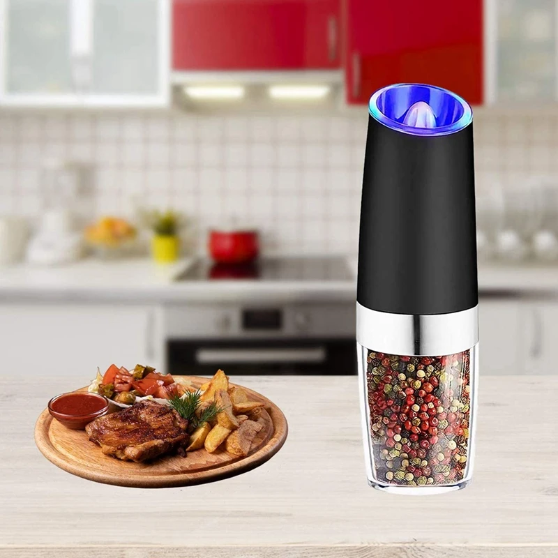Salt & Pepper Grinder -Automatic Gravity Sensor Mill Or Battery Powered Adjustable Grind Coarseness | Дом и сад