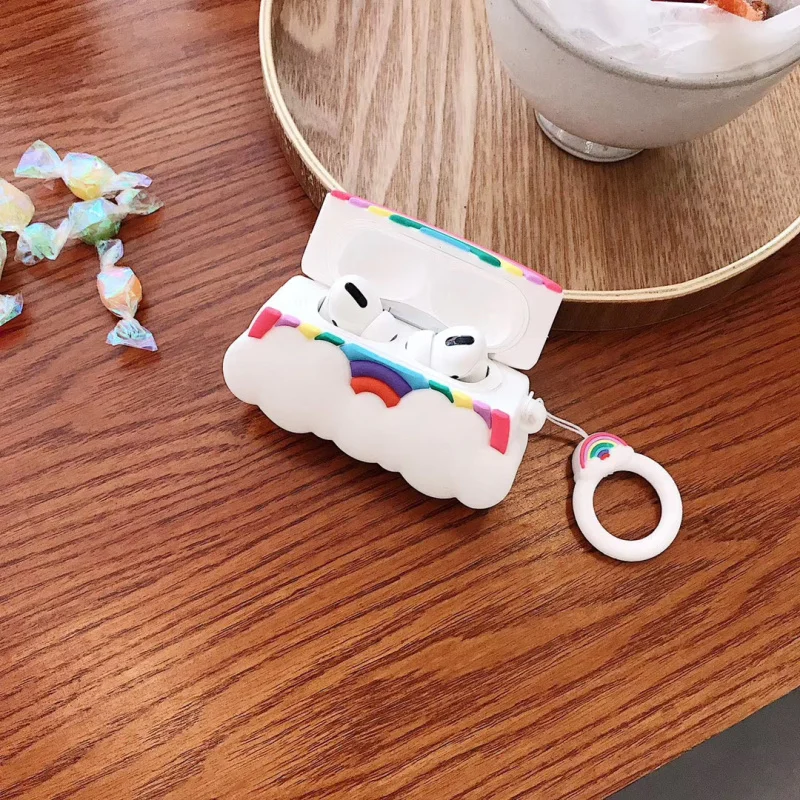 Новый милый чехол для Apple Airpods Pro Чехол Силиконовый мультяшный наушников Blutooth 1 2 3