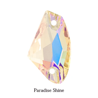 Paradise Shine Высокое качество блестящий цвет пришить Кристальные Стразы для аппликации камни плоская задняя часть для одежды/дизайн ювелирных изделий DIY/аппликация "цветы" - Цвет: Paradise Shine