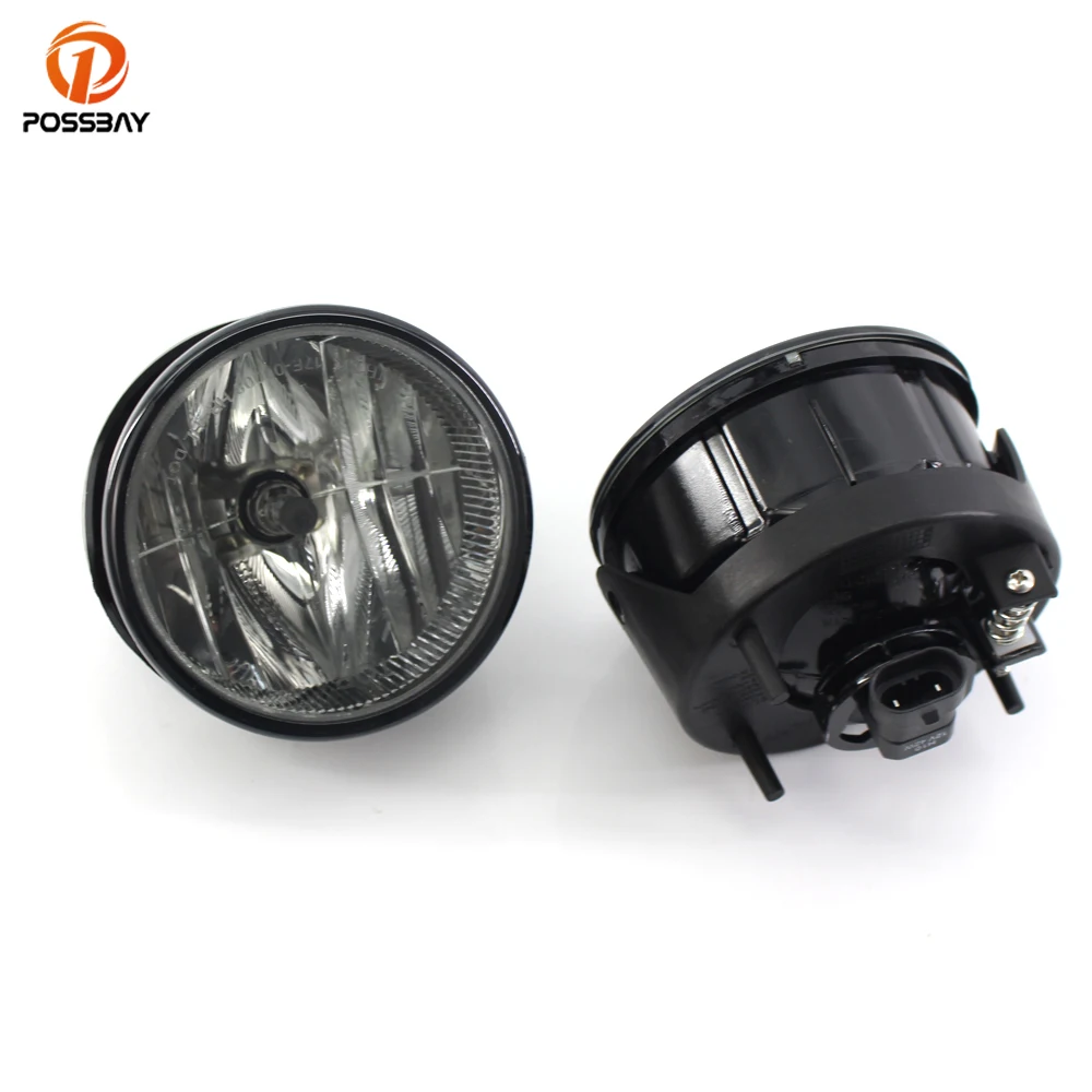 

POSSBAY Car Fog Light Left Right Round Auto Fog Lamps Halogen Car Lights Lamp Bulb for Ford Ranger Expedition