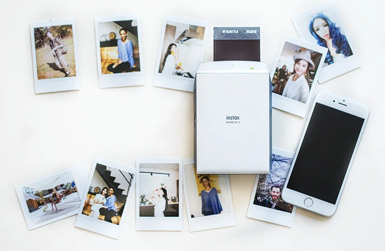 Fujifilm Instax Share принтер для смартфонов SP-2 DIY Фото принтеры два цвета серебро и золото подлинный в продаже
