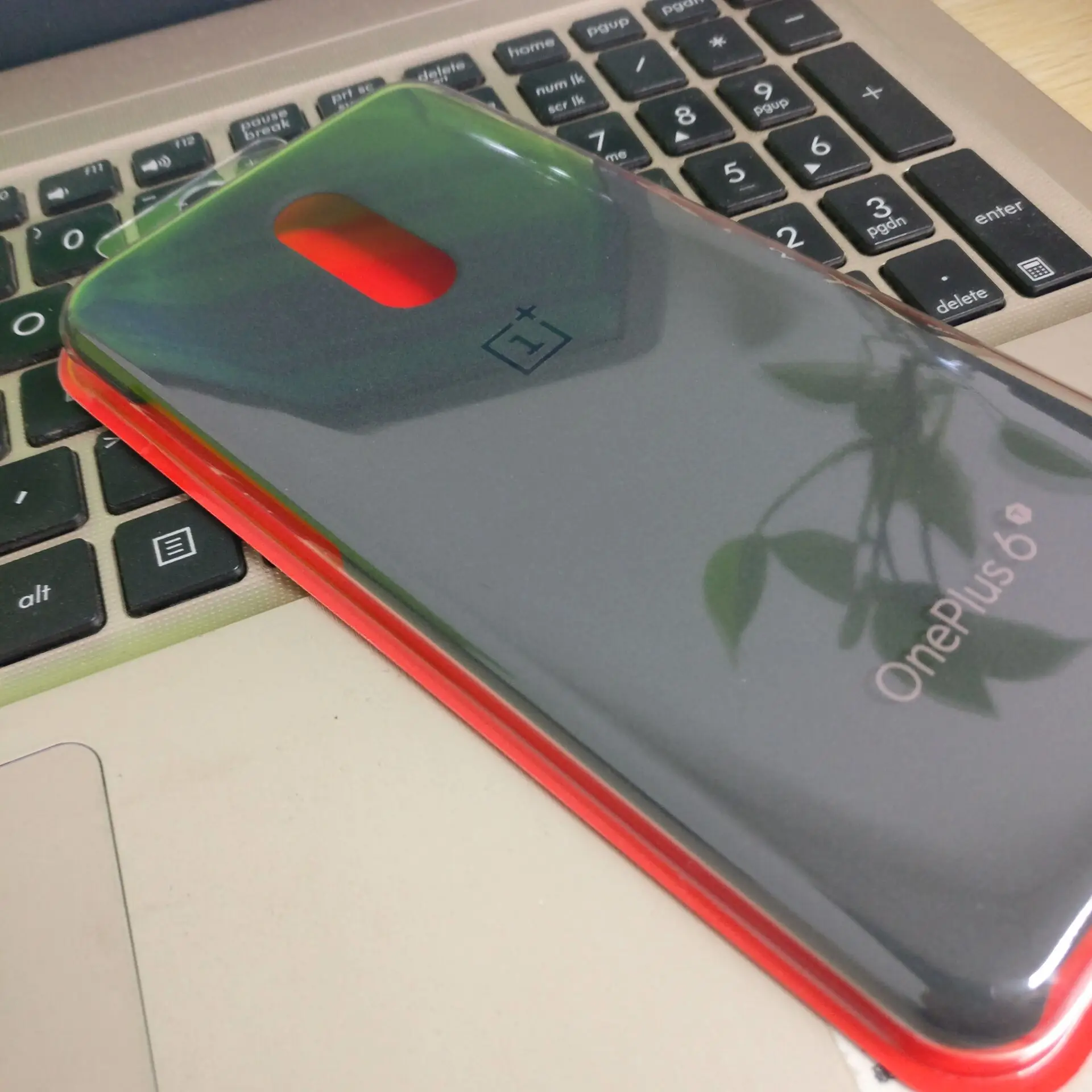 Original Official For OnePlus 6T Genuine Sandstone Karbon Matte Slim Back Skin Hard Case Cover