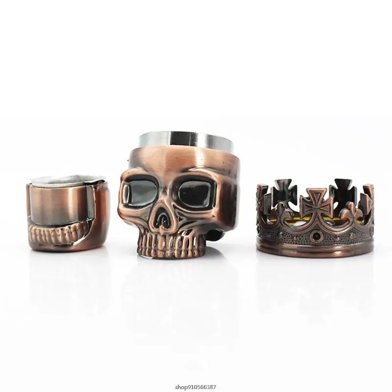 Skull Spice Grinder Small Pocket Herb Tool with Compact Sharp Teeth Durable Tobacco Crusher Dropship | Дом и сад
