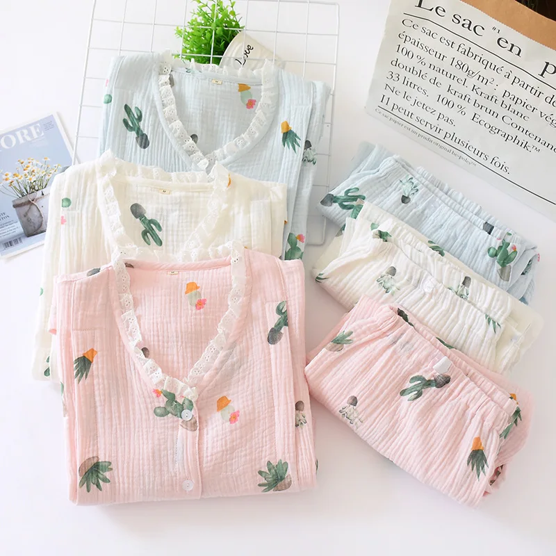

Fdfklak New Cotton Fashion Maternity Sleepwear Pregnant Women Pajamas Nursing Breast Clothing for Feeding Nursing Clothes