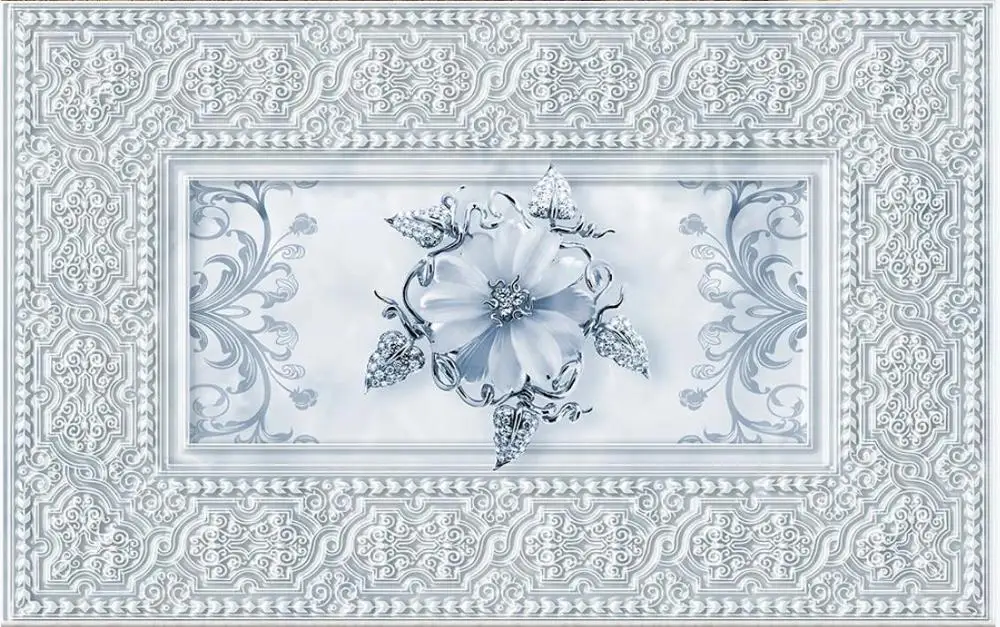 Пользовательские фото обои для стен 3 d Настенные европейские тисненые узоры