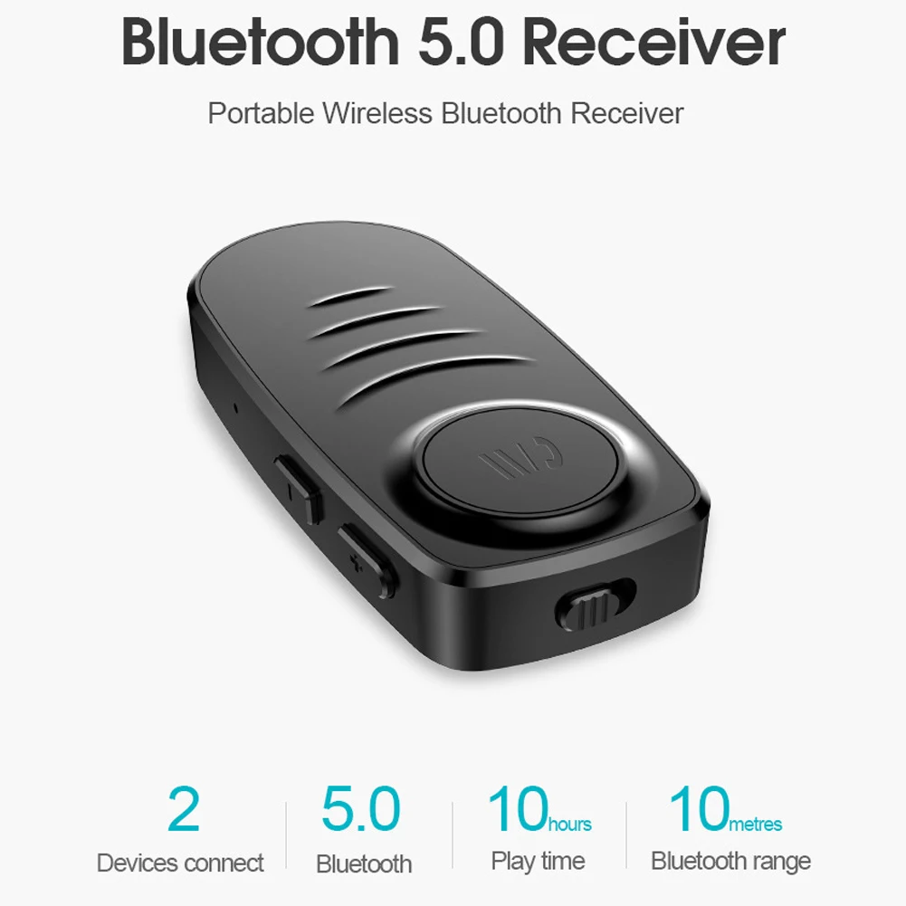 Новый Bluetooth приемник с разъемом AUX 3 5 мм автомобильный беспроводной адаптер для