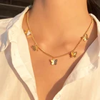 Женское металлическое ожерелье из металлического сплава, Классические бабочки, луна, звезда, ключицы Cn (происхождение) Saimico