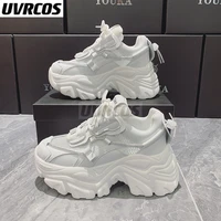 2021 designer chunky sneakers women platform shoes fashion breathable height increased thick bottom ladies trainers basket femme