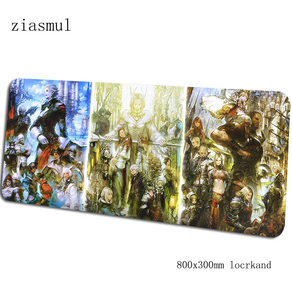 Final fantasy xiv коврик для мыши 80x30 см, 3d коврик для компьютерной мыши, игровые аксессуары xl, большой коврик для мыши, клавиатура, игры, pc gamer - Цвет: pattern 2