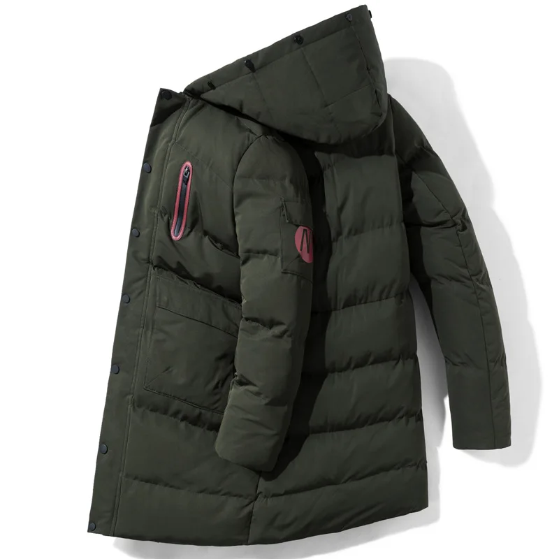 

Mid-Length Men's Cotton Winter Coat Korean Version of The Trend of Down Padded Coat Thick Winter Coat for Men parkas abrigos