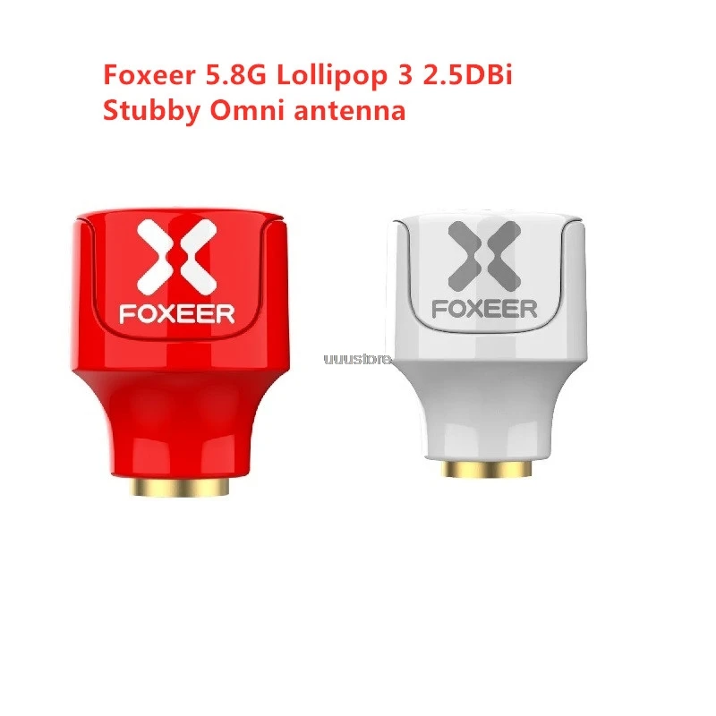

Foxeer Lollipop 3 V3 Stubby Antenna 5.8G 2.3Dbi RHCP LHCP 22.7mm 4.8g FPV SMA Micro Mushroom Receiver Antenna for FPV GREEN