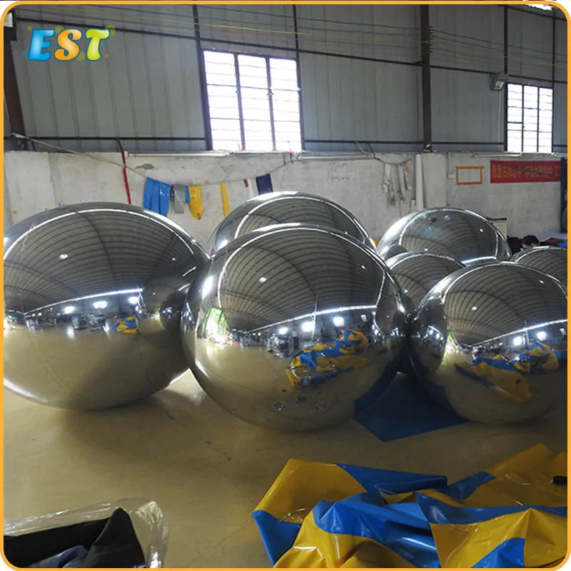 Очень привлекательный надувной зеркальный шар пвх дешевые рекламные Большие