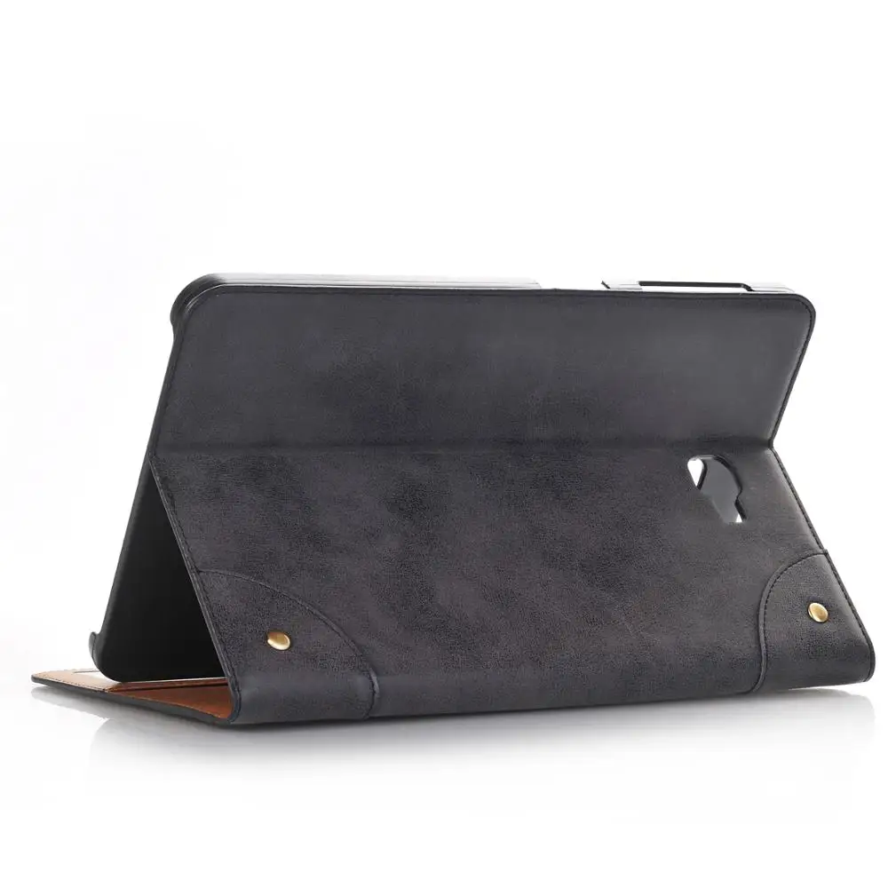 Retro Book PU Leather PC Cover Case For Samsung Galaxy Tab A 10.1 2016 T580 T585 Smart Flip Stand Card Holder Tablet | Компьютеры и