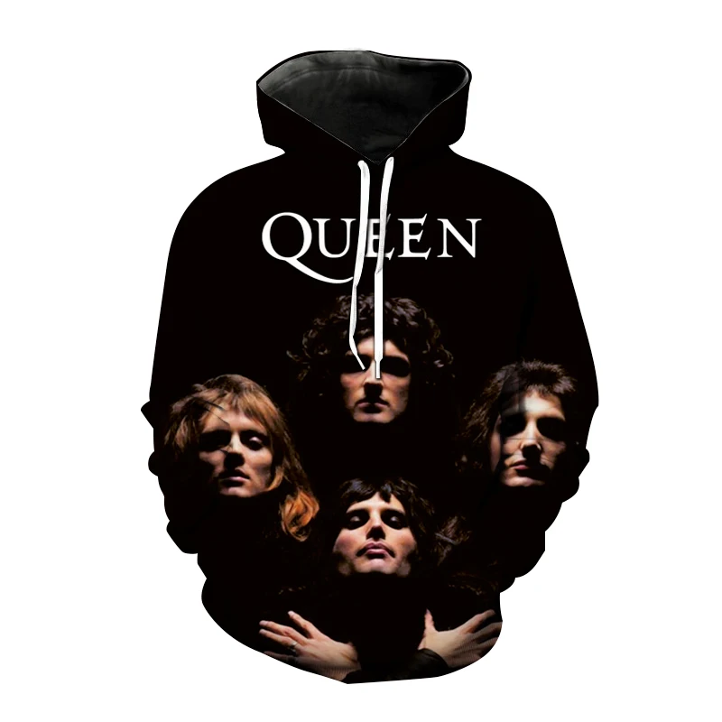 

Queen 3D Print Singer Freddie Mercury Hoodie Rock Band Sweatshirt Men Women Fashion Oversized Hoodie Hip Hop Pullover Jacket Men