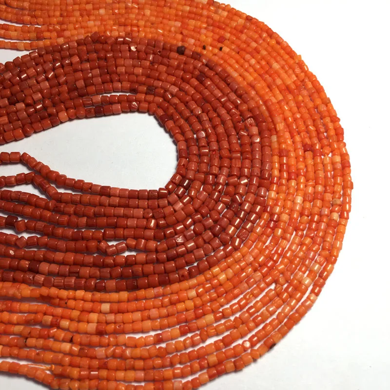 

Цилиндрический коралловый beads-3x3mm-length 38 см коралловый камень коралл бусины для самостоятельного изготовления ювелирных изделий ожерелье бр...