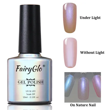 9509 FairyGlo 10 мл Гель-лак для ногтей жемчужный Блестящий УФ-Гель-лак замачиваемый долговечный дизайн ногтей Гель-лак Гибридный лак - Цвет: 9509