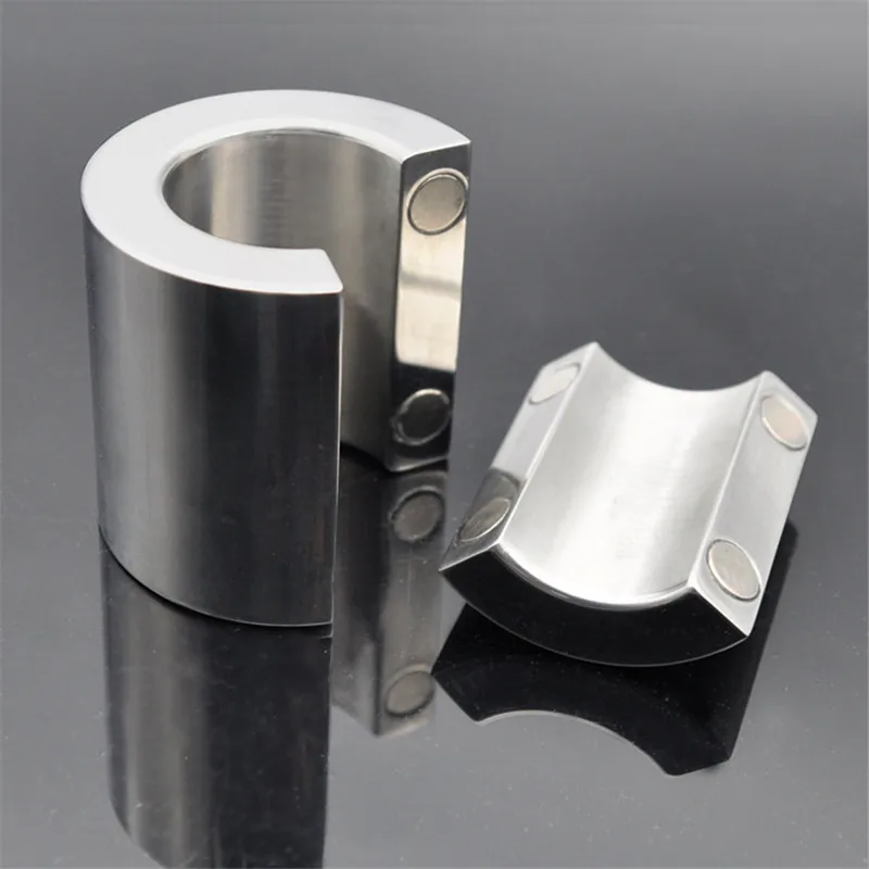 Магнитное кольцо для мошонки из нержавеющей стали подвеска в виде шара