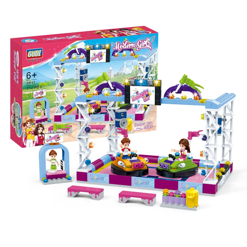 

Princess Castle Building Block House Cartoon Brick Toys for Girls Toys for Children Friends Girls' amusement park series