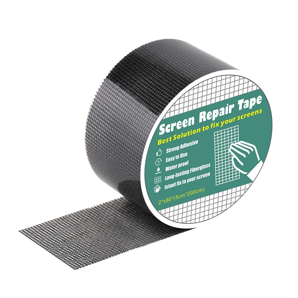 

Durable Screen Window Repair Tape Waterproof High-strength Adhesive and Durable Glass Fiber Door and Window Repair Tool