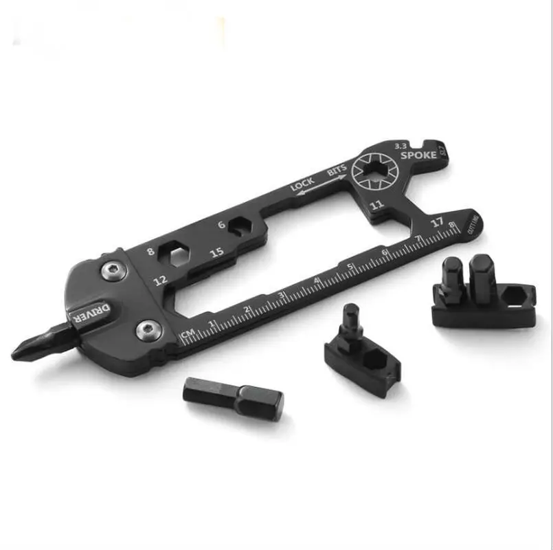 16 In 1 EDC Kit Outdoor Bicycle Activity Spanner Multifunctional Combination Tool Wrench Screwdriver Repairing Set | Инструменты
