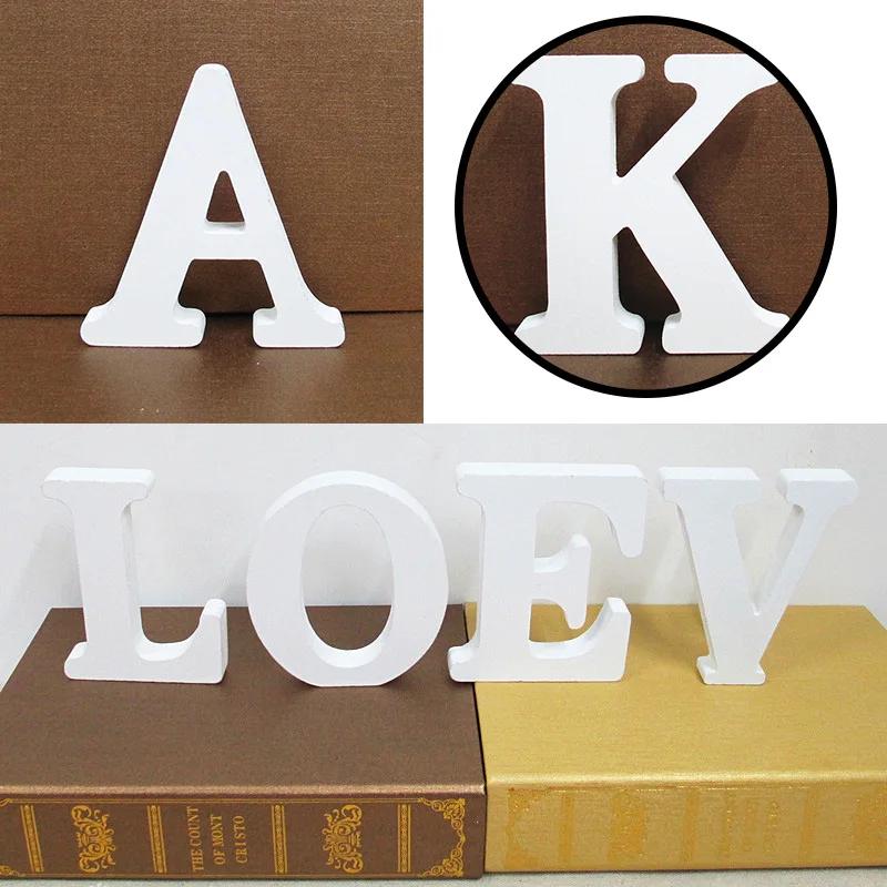 Алфавит сделай сам деревянный модный Свадебный декор для вечеринок праздничные