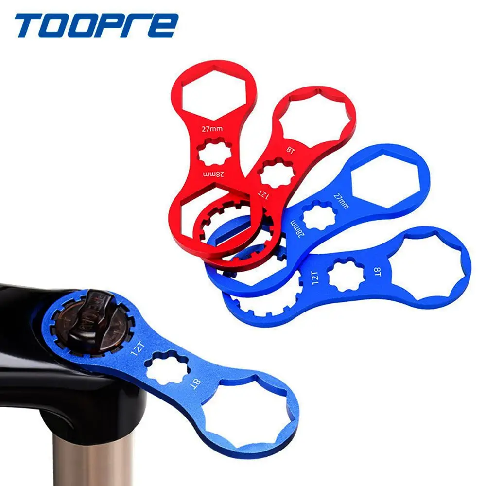 

High Quality Bicycle Accessories MTB Fork Removal Tools Shock Absorber Repair Tool 8T 12T Wrench Bike Front Fork