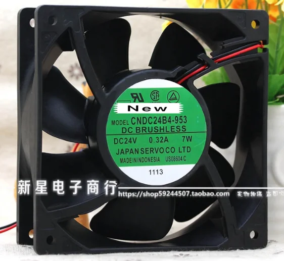 

Для Emacro для сервопривода CNDC24B4-953 DC 24V 0.32A 2-проводной 120x120x38 мм вентилятор охлаждения сервера