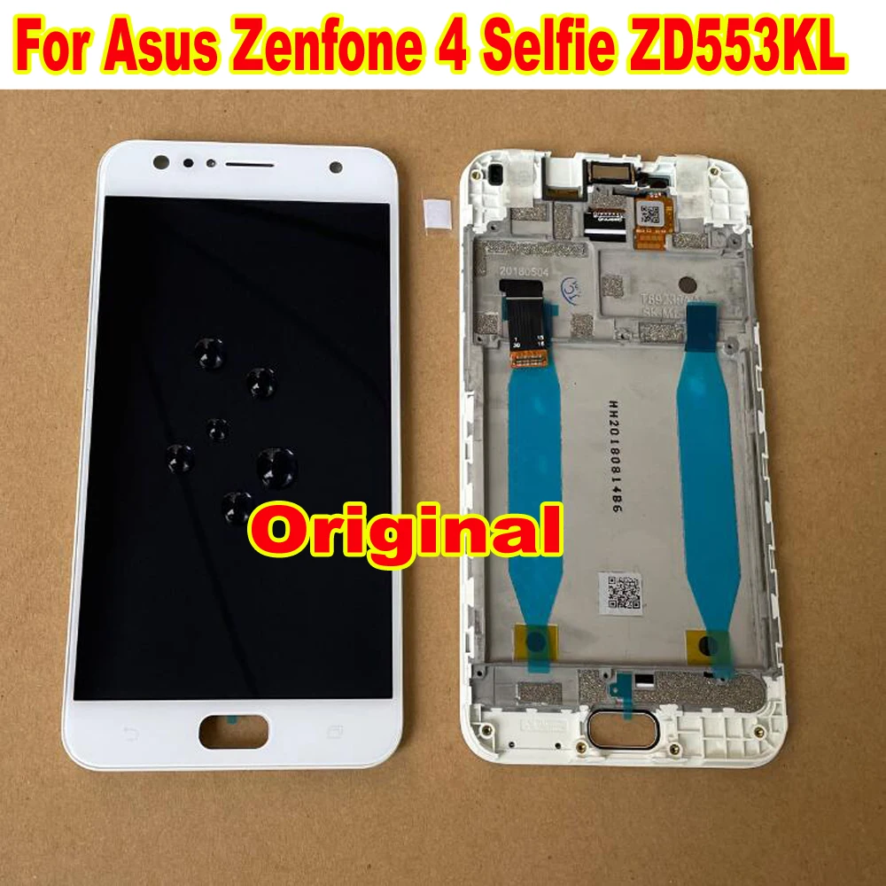 ЖК-дисплей для Asus Zenfone 4 Selfie ZD553KL X00LD сенсорный экран с дигитайзером в сборе датчик