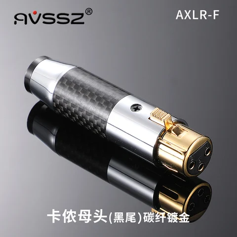 1 шт. углеродное волокно родиевым покрытием сбалансированный кабель для подключения к сети микрофонный кабель разъем XLR Сделано в Китае спикер аудио кабель Профессиональный AXLR-M Hi-Fi
