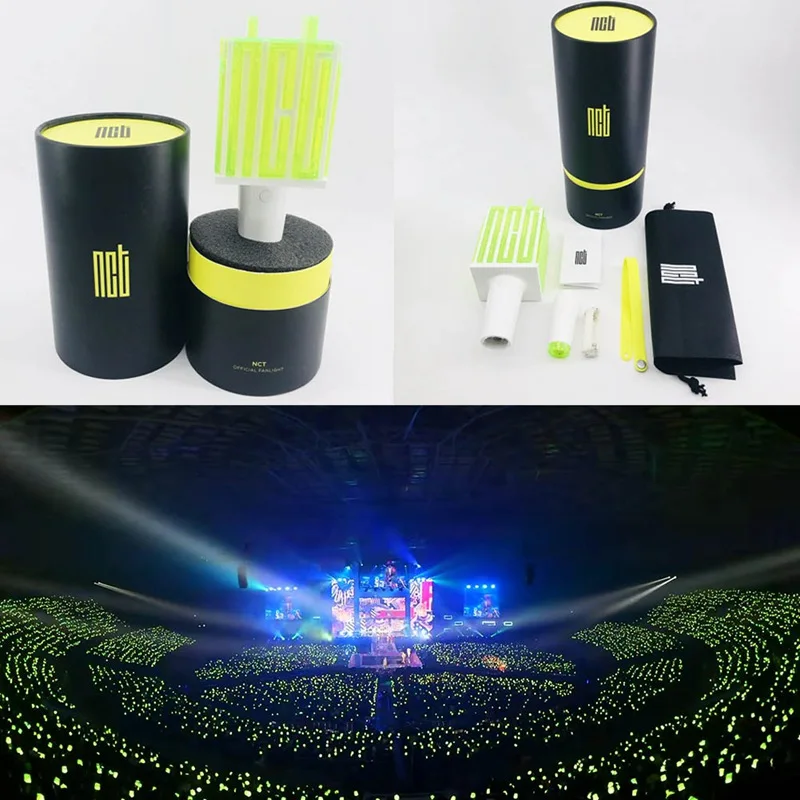 

LED NCT 127 Kpop Stick Lamp Lightstick Music Concert Lamp Official Fluorescent Stick Aid Rod Fans Gift Stationery Set