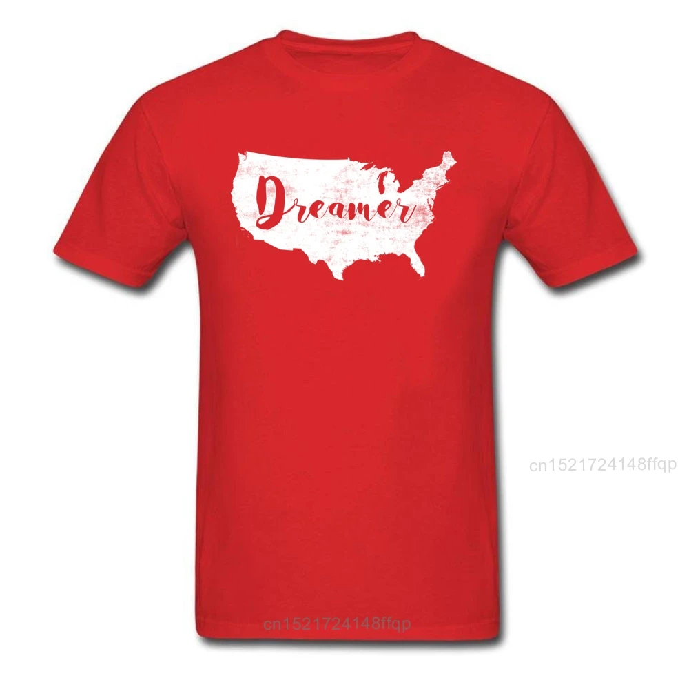 Dreamer USA 2018 Мужская черная белая футболка с надписью Have A Dream хлопковая винтажный