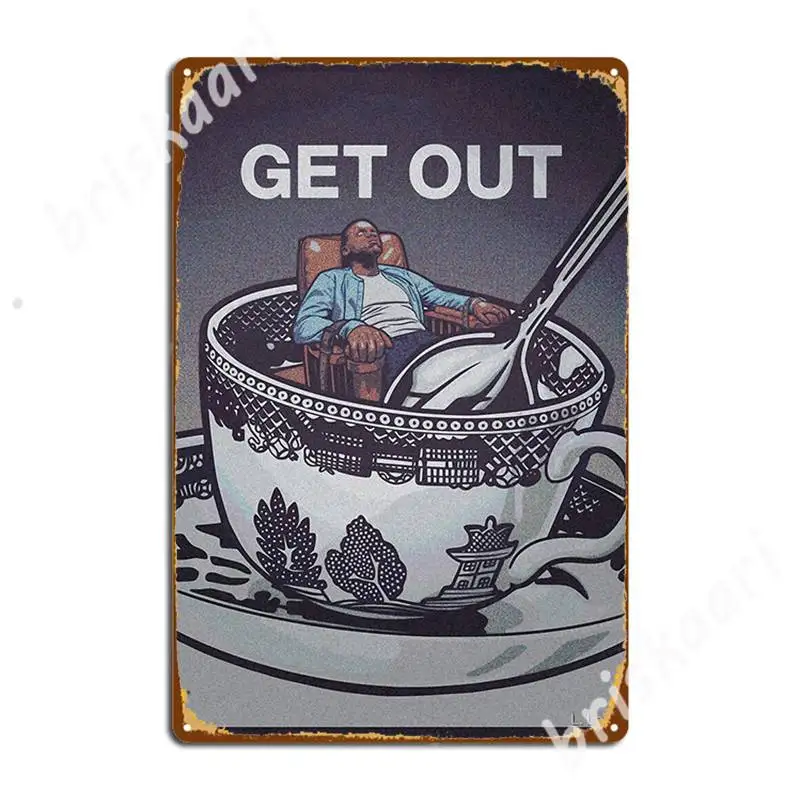 

Изображение из фильма «ужас», металлические знаки, персонализированный Настенный декор, домашний кинотеатр, Жестяная Табличка на гараж TERS