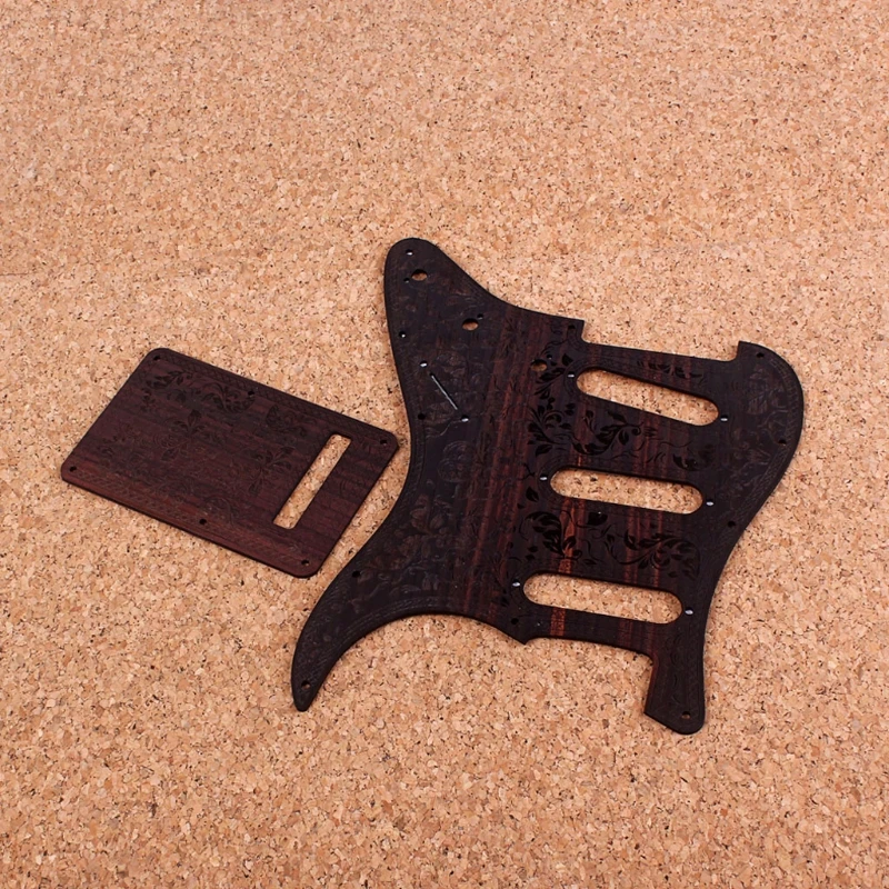 

Real Rosewood SSS Strat Guitar Pickguard Guitar