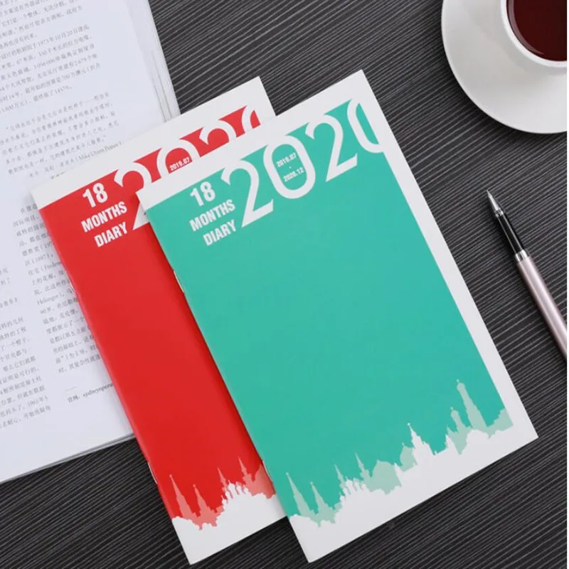 1 шт. 2019 2020 график ежедневник еженедельник записная книжка органайзер A5 запись