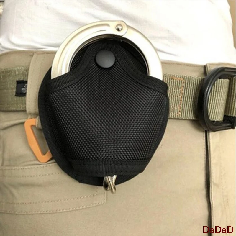 

Military Tactical Handcuff Holder Pouch Bag Police Cuff Case Waist Belt Pocket