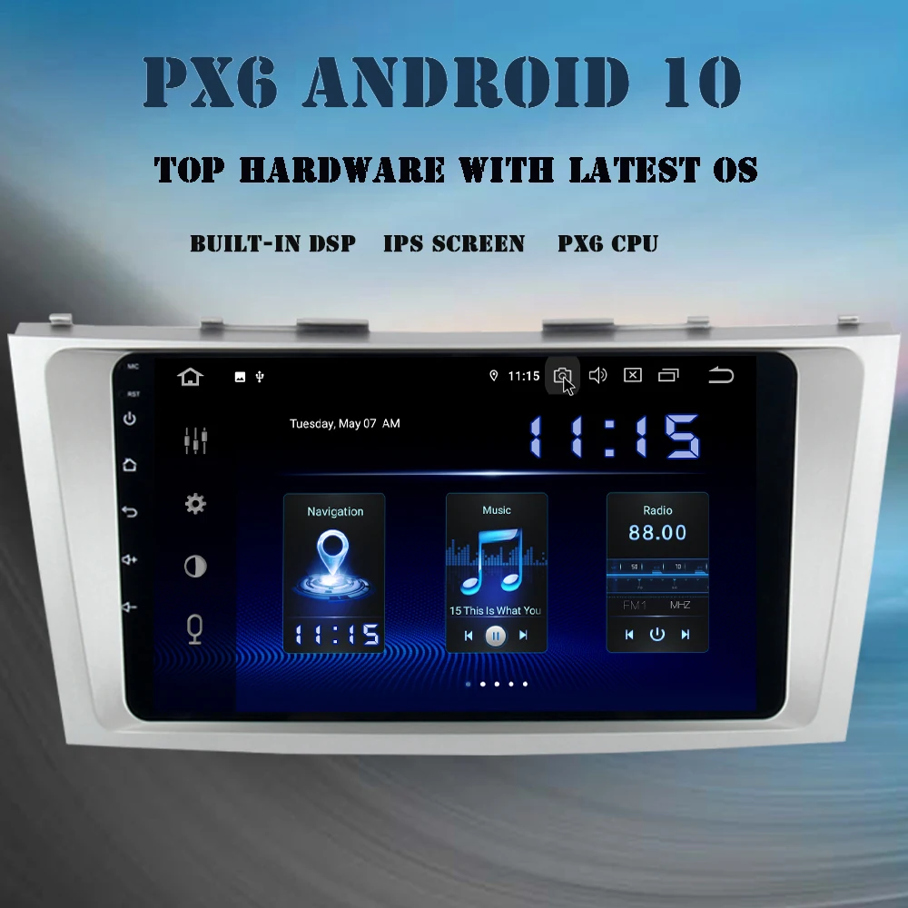 Dasaita 9 &quotAndroid 10 0 автомобильное радио для Toyota Camry 2006 2007 2008 2009 2010 2011 мультимедийный