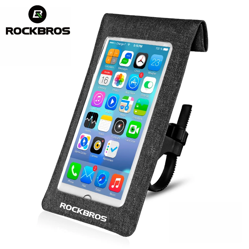 ROCKBROS 6 0 &quotвелосипедная сумка для телефона сенсорный экран велосипедного руля