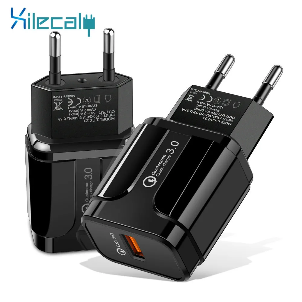 Быстрая зарядка 3 0 USB зарядное устройство QC Зарядка адаптер для розетки ЕС США