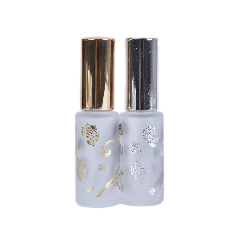 Portable 12ml Frosted Glass/ Metal Perfume Bottles Empty Spray Atomizer Refillable Bottle Scent Case With Travel Size New | Красота и