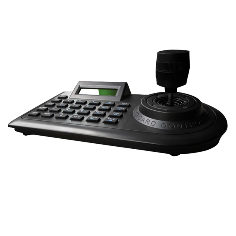 

4D 4 оси Ptz Джойстик Ptz контроллер клавиатура Rs485 Pelco-D/P с ЖК-дисплеем для аналоговой безопасности Cctv скорость купольная Ptz камера (E