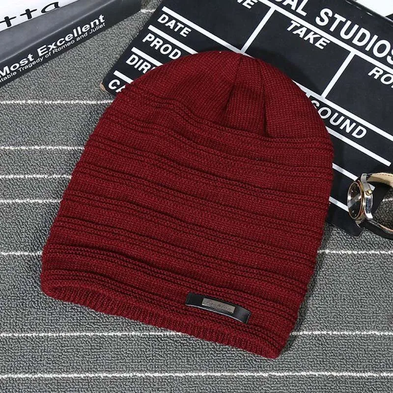 Новые зимние мужские вязаные шапки для улицы американская версия женские теплые