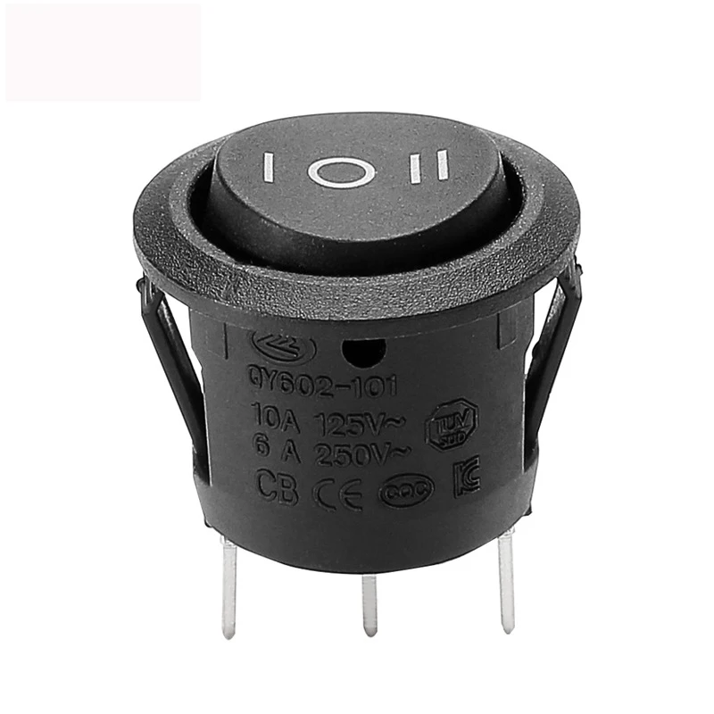 1 шт. встроенный кнопочный выключатель 3 контакта 23 мм |