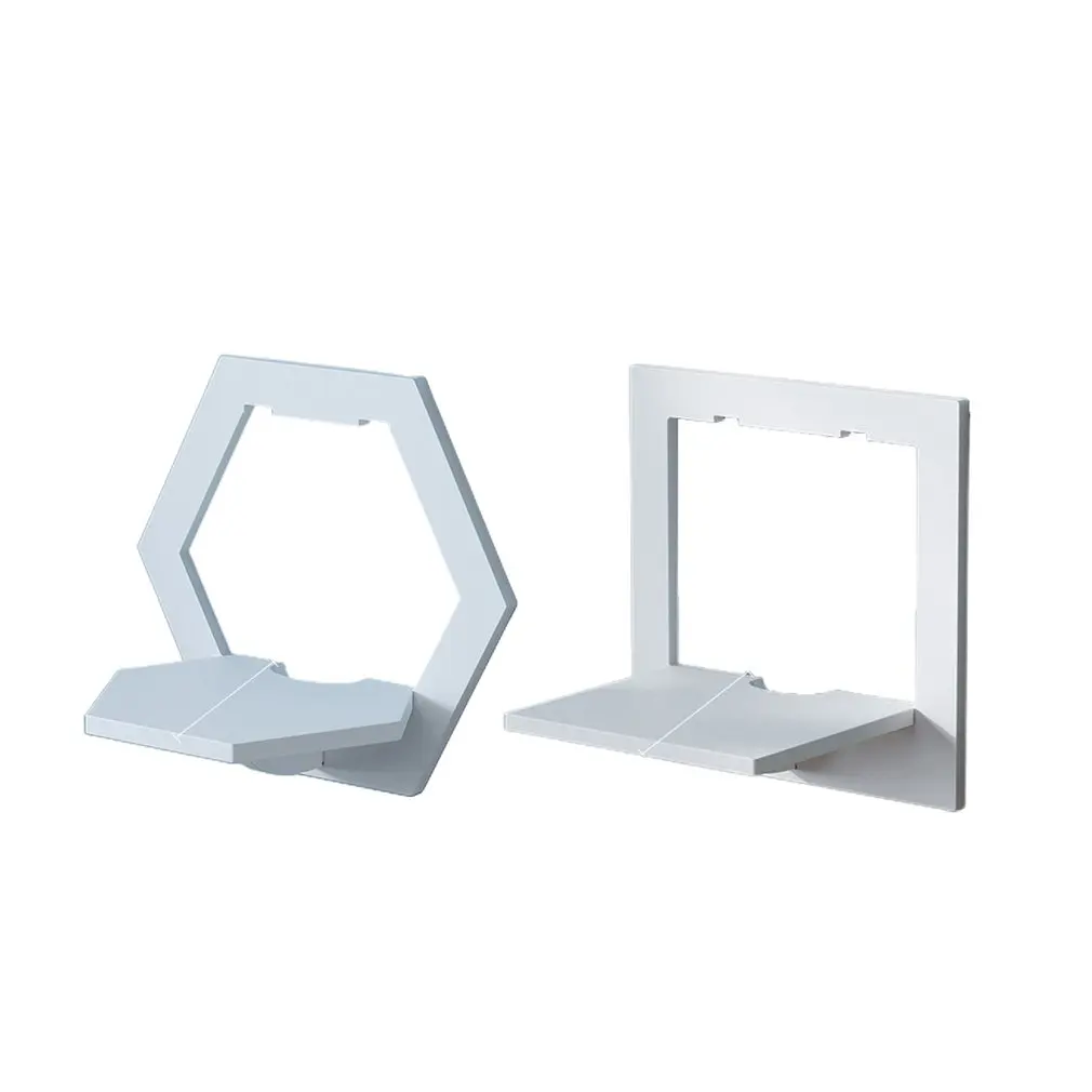 Веерообразная полка без отверстий настенное крепление для спальни настенная