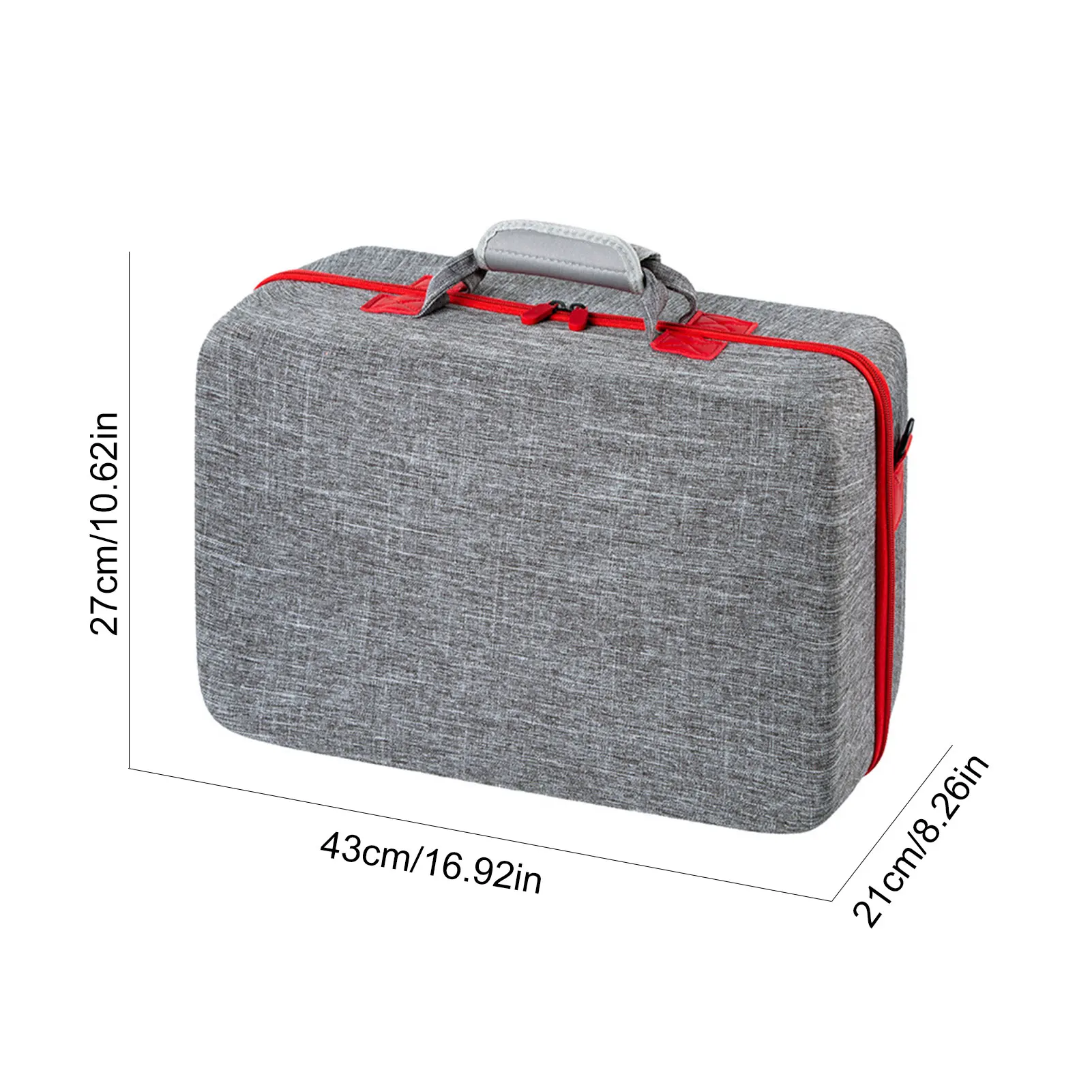 

For PS5 Game Console Bag Equipment Storage Bag PS 5 Playstation5 Case Accessories Tool Storage Big Organizer Anti-scratch Shock