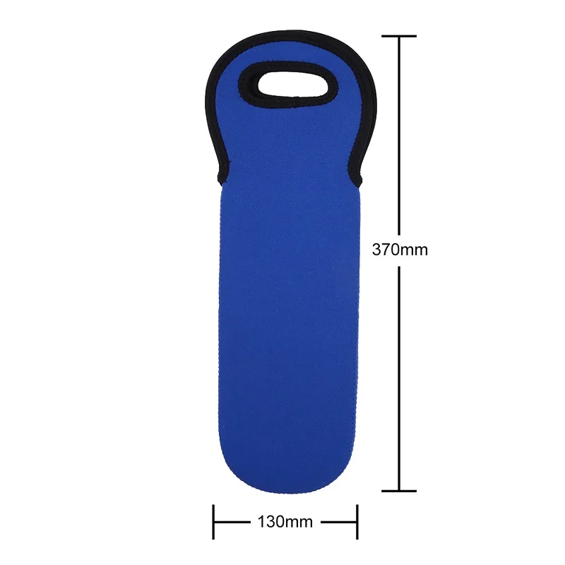 Royal Blue Портативный 1/2 бутылок, неопреновая сумка-холодильник для винных бутылок, сумка для винных бутылок, защитная Изолированная крышка, Держатель Для Охлаждения Пива - Цвет: Royal Blue